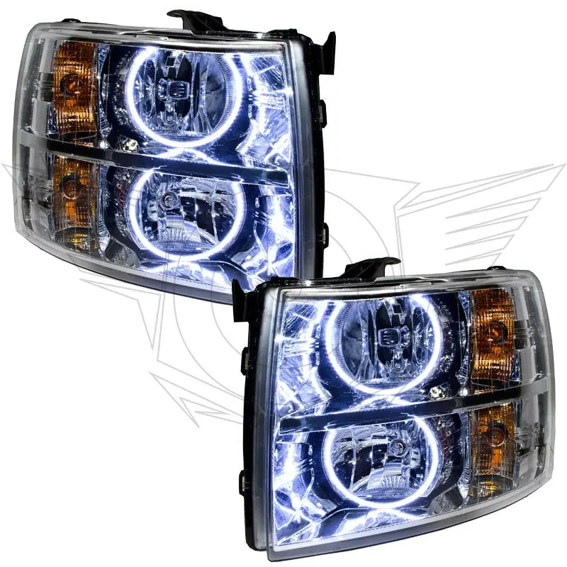 Oracle Lighting 7007 2007-2013 Chevy Silverado Pre-Assembled Headlights-Chrome 3