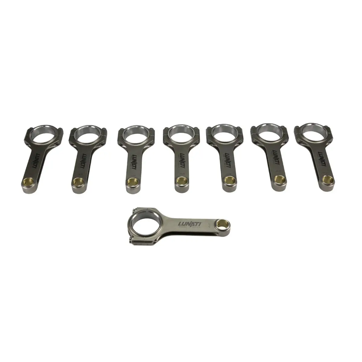 Lunati  70361251-8 Voodoo H-Beam Connecting Rods Set - Gm Gen Iii Iv Ls 6.125" Length 1
