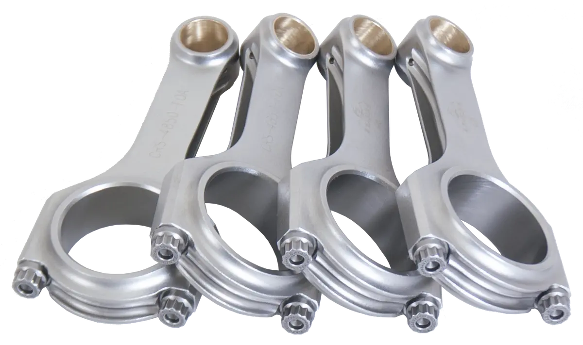 Eagle Crs5483f3d 5.483" 4340 H-Beam Connecting Rods For Ford 1.9L / 2.0L Zetec W/ 3/8" Arp 2000 Bolts 1