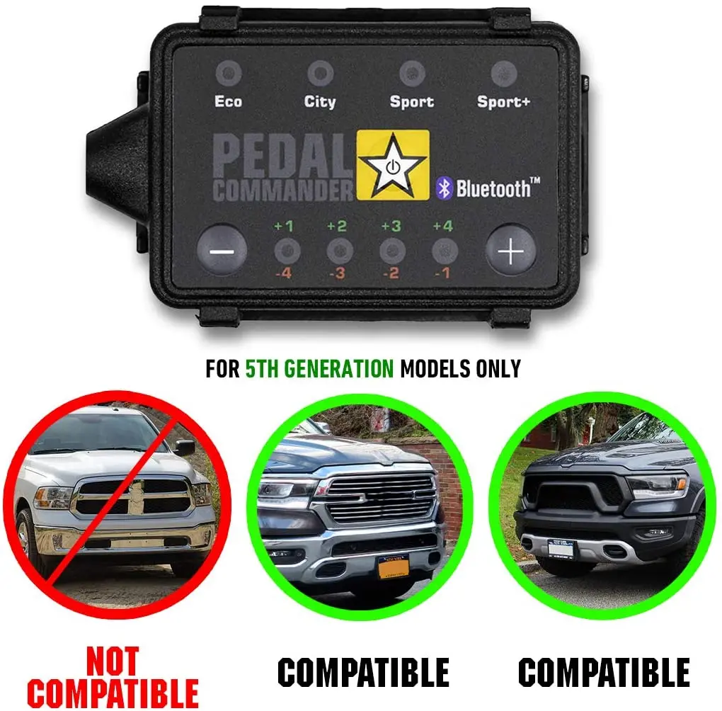 Pedal Commander Pc78 2019-2022 Ram 1500 3.6L 3.7L 4.7L 5.7L 1