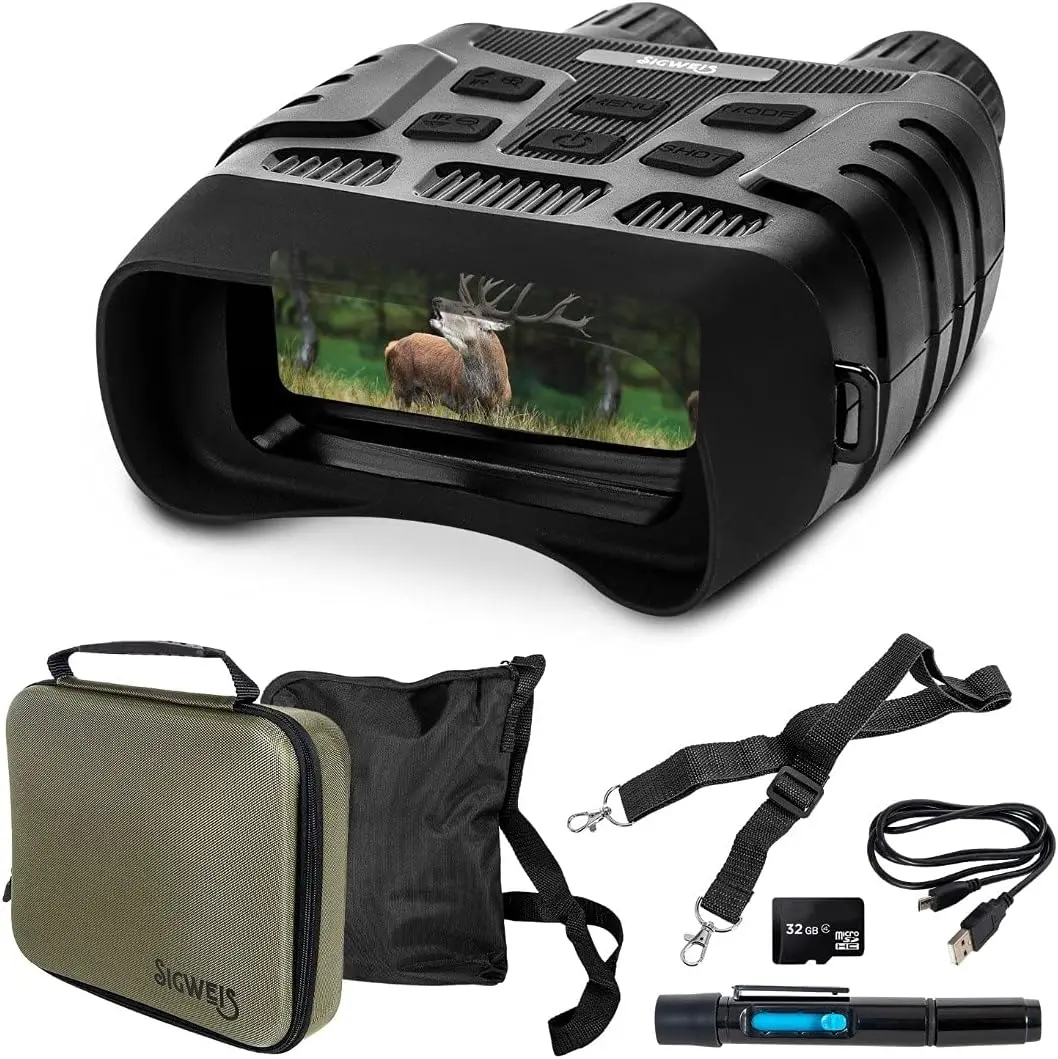 Digital Infrared Night Vision Binoculars For Camping, Hunting, Surveillance & Bird Watching 1