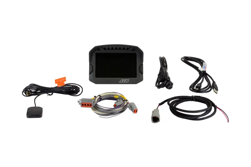 Aem 30-5603 Cd-5Lg Carbon Logging Digital Dash Display W/ Internal 10Hz Gps & Antenna 1