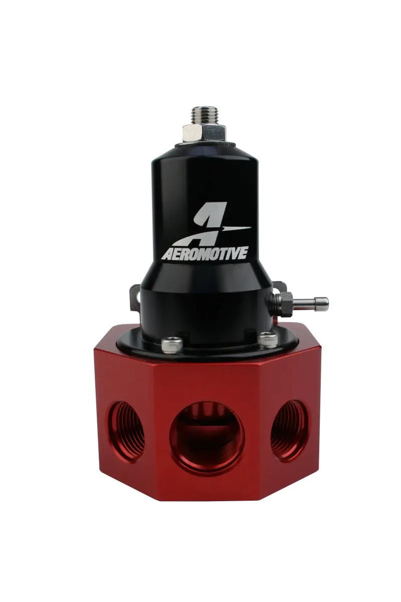 Aeromotive Regulator - 30-120 Psi - .500 Valve - 4X An-08 And An-10 Inlets / An-10 Bypass 1