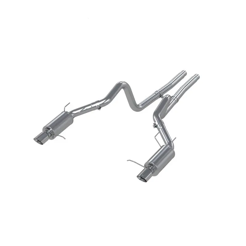 Mbrp 11-14 Ford Mustang Gt 5.0L Dual Split Rear Street Version T409 3In Cat Back Exhaust System 2