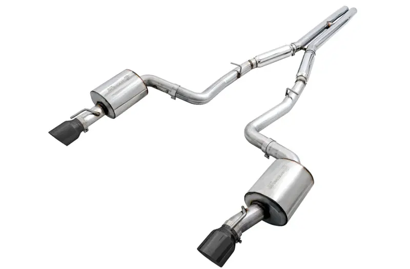 Awe Tuning 3020-33070 Touring Edition Exhaust For 15+ Charger 6.4 / 6.2 Sc - Diamond Black Tips 1