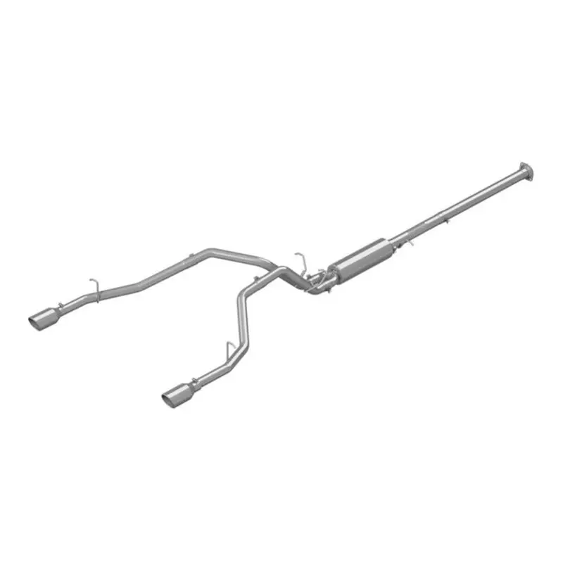 Mbrp S5152al 2.5" Cat Back, Dual Split Rear For 2019-2024 Ram Hemi 1500 5.7L Cc/Qc 1