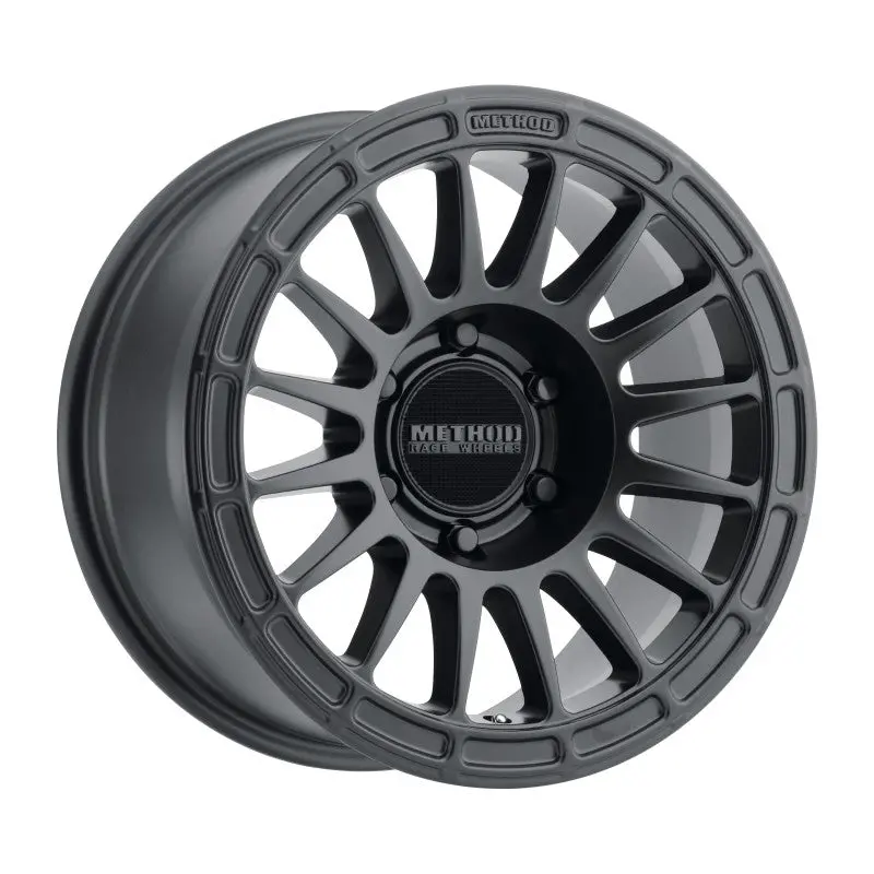 Method Mr314 17X7.5 +24Mm Offset 6X4.5 66.1Mm Cb Matte Black Wheel 1