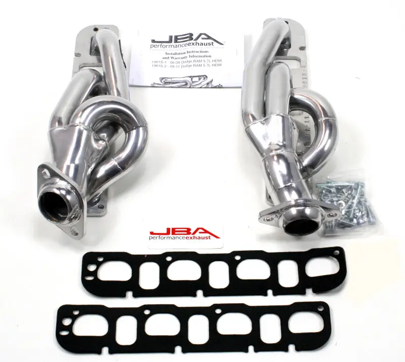 Jba 1961S-2Js Cat4ward Header For 2009-2019 Ram 5.7L Hemi 1-5/8In Primary Silver Ctd 1