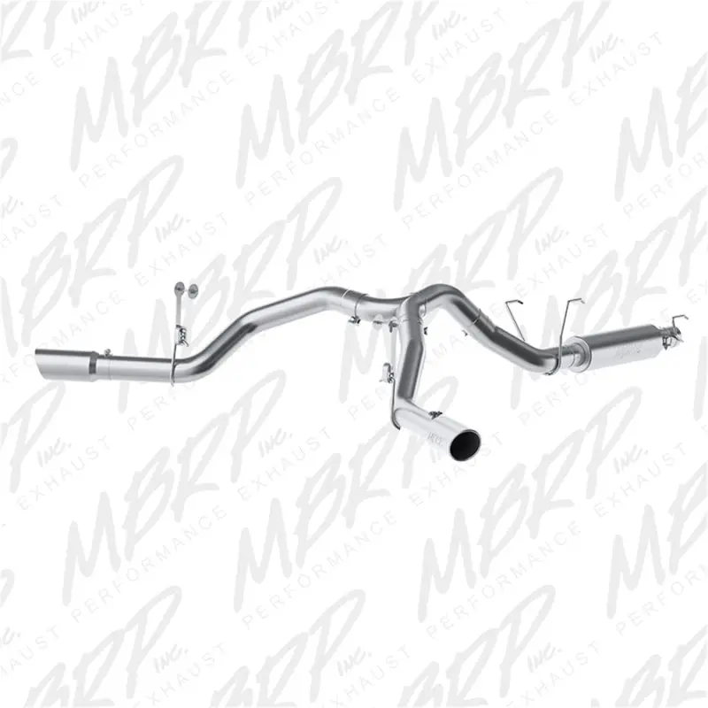 Mbrp 2014-2016 Ram 2500 6.4L 4In Al Dual Side Split Outlet Cat Back Exhaust 1
