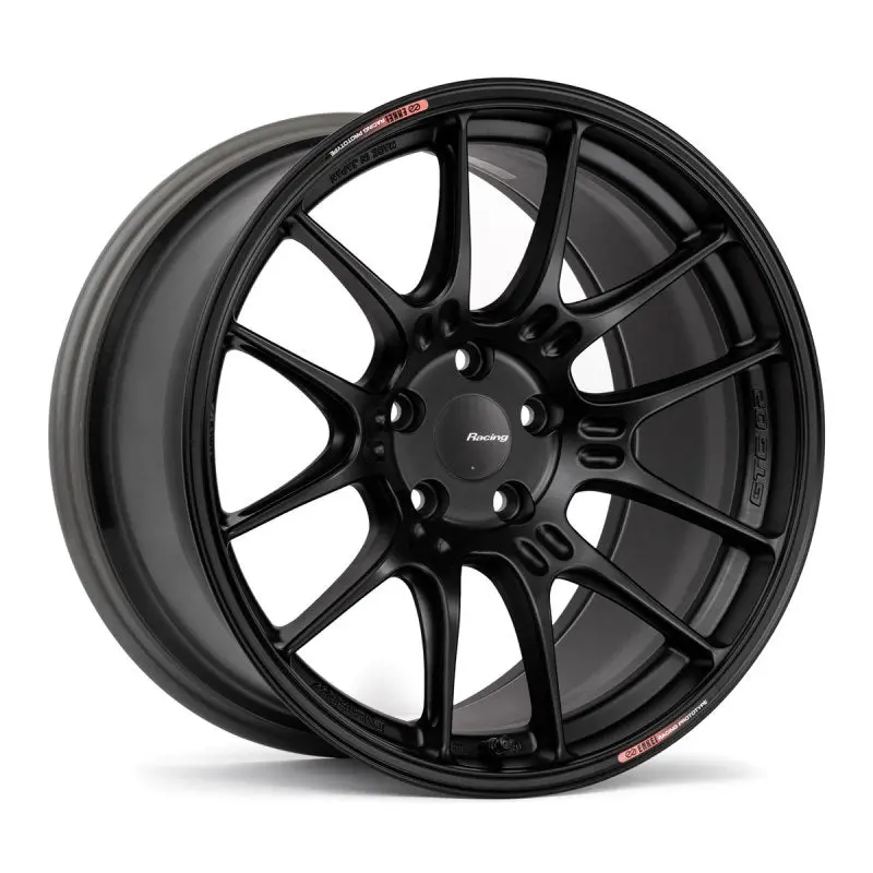 Enkei Gtc02 19X10.5 5X114.3 15Mm Offset 75Mm Bore Matte Black Wheel 1