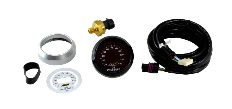 Aem 30-4407 52Mm Oil Pressure 150Psi Digital Gauge 1