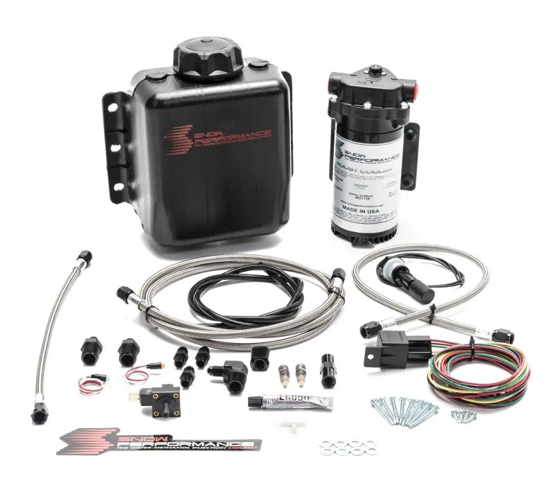 Snow Performance Stg 1 Boost Cooler F/I Water Injection Kit (Incl. Ss Braided Line And 4An Fittings) 1