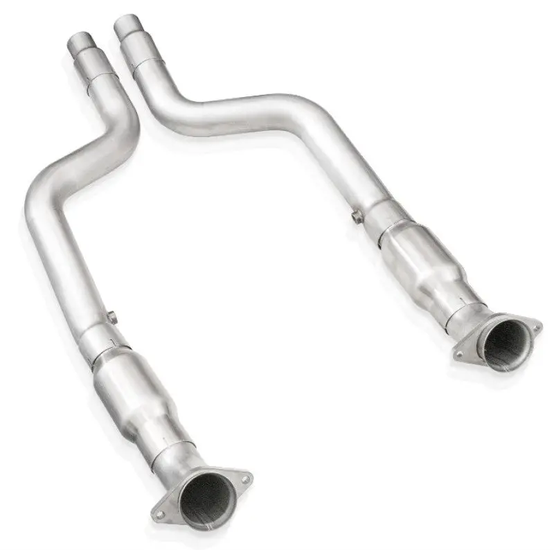 Stainless Works Hm64cat High-Flow Catted Midpipe Kit 3In For 2015-2021 Dodge Challenger/Charger 6.2L 6.4L  Hemi 1