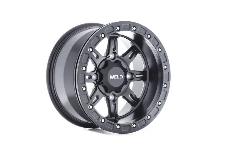 Weld Utv Rf Series Cheyenne U511 15X8 Cheyenne Beadlock 4X136 4Bs Satin Blk Mil 1