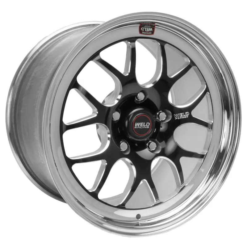Weld S77 17X10 / 5X120mm Bp / 7.2In. Bs Black Wheel (High Pad) - Non-Beadlock 1