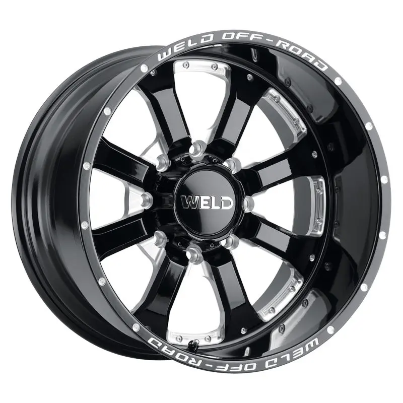 Weld W125 20X10 Granada Eight 8X170 Et-18 Bs4.75 Gloss Black Mil 125.1 1