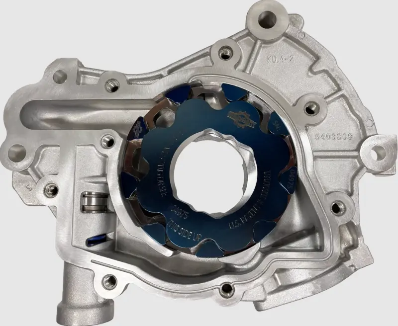 Boundary Billet Dual Rotor Gear Treated Oil Pump Assembly W/ Billet Back Plate For 2024+ Ford Coyote V8 1
