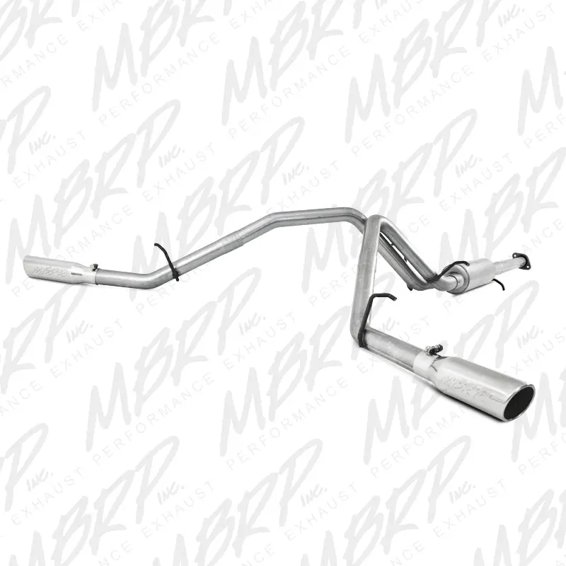Mbrp 2007-2008 Chevy/Gmc 1500 (Next Gen.) Cc Ec (Excl. 8 Bed) 4.8/5.3L/6.0L Cat Back Dual Split 1