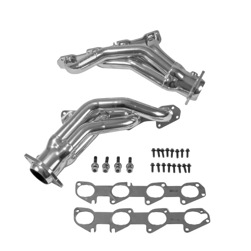 Bbk 40190 Shorty Tuned Length Exhaust Headers - 1-7/8In Silver Ceramic For 2011+ Dodge Hemi 6.4L 1