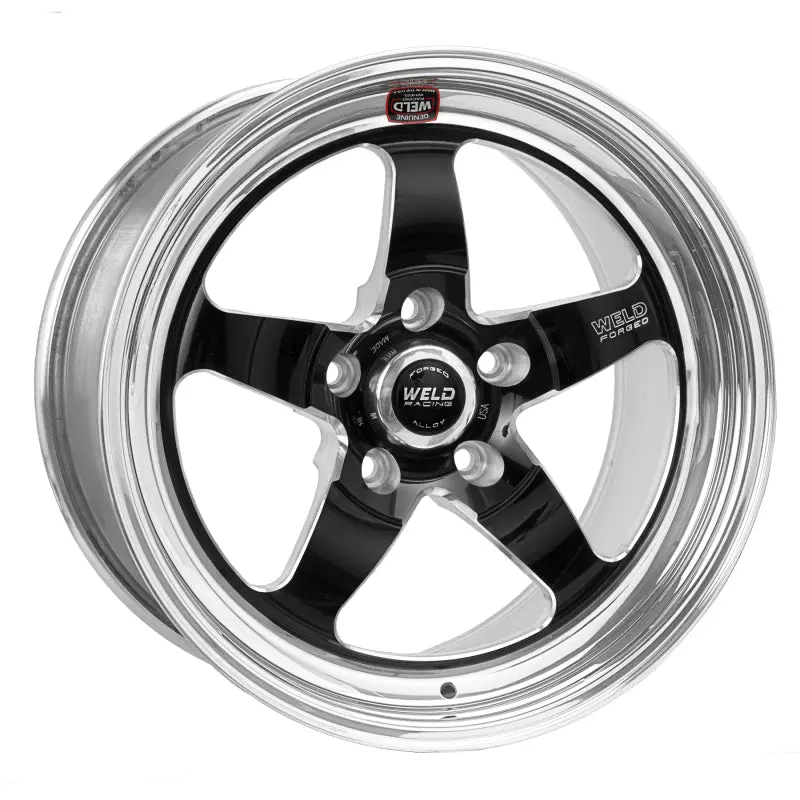 Weld S71 18X8 / 5X120mm Bp / 5.1In. Bs Black Wheel (High Pad) - Non-Beadlock 1