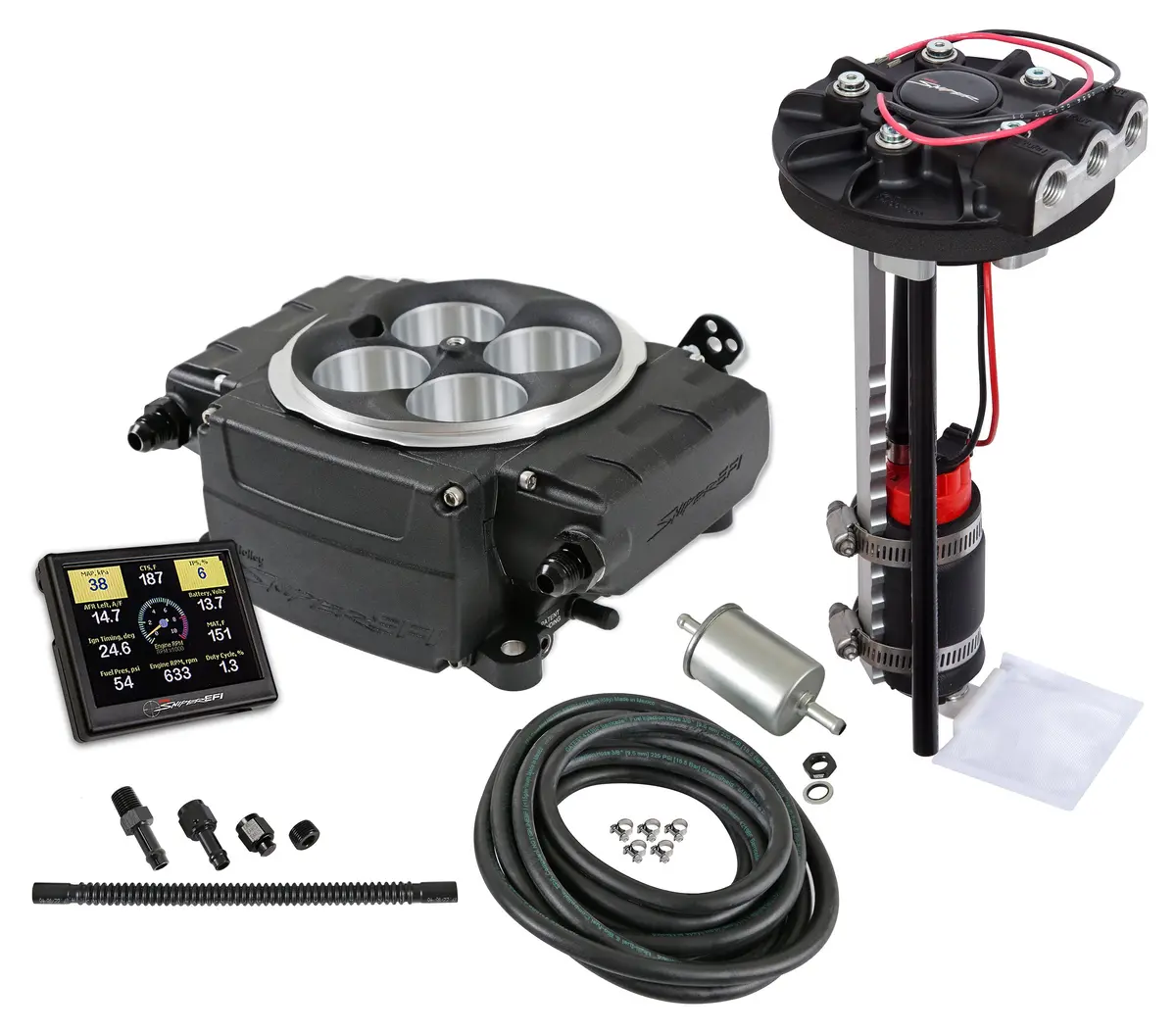 Holley 550-511-3Xd Sniper 2 Efi Returnless Style Drop-In Module - Without Pdm - 3.5 In. Handheld - Black 1