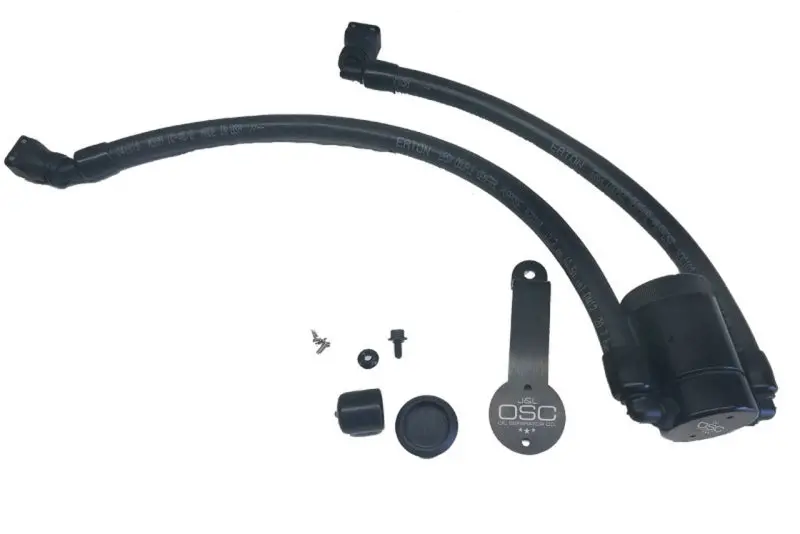 J&L 3024D-B Driver Side Oil Separator 3.0 - Black Anodized For 2018-2023 Ford Mustang Gt 1