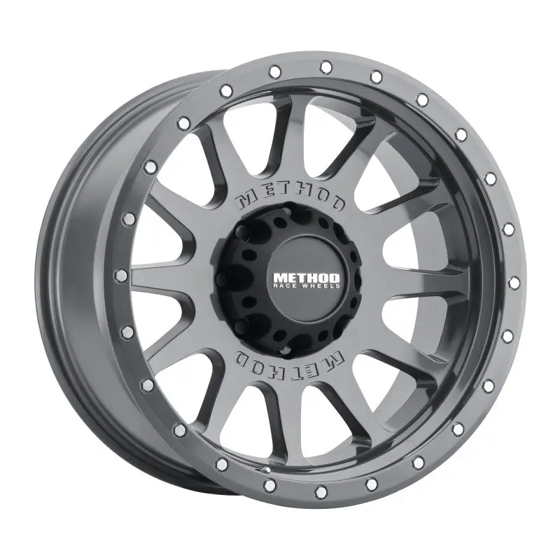 Method Mr605 Nv 20X10 -24Mm Offset 8X170 124.9Mm Cb Gloss Titanium Wheel 1