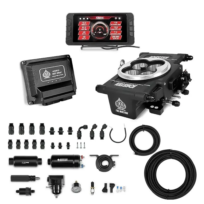 Aces As2012bfk-D Killshot Efi 4Bbl W/Fuel Delivery Kit Blk 1