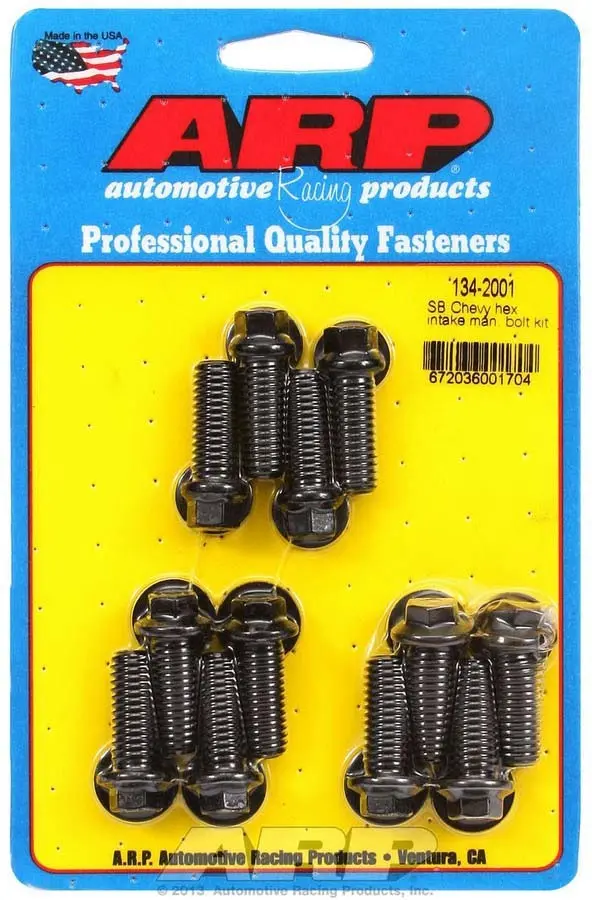 Arp 134-2001 Intake Bolt Kit For Chevrolet Small Block 1