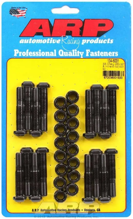 Arp 134-6001 Rod Bolt Kit For Chevrolet Sbc 283-327 Small Journal 1