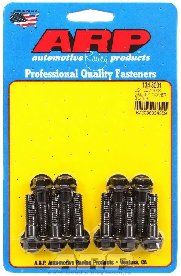Arp 134-8001 Hex Valley Cover Bolt Kit For Chevrolet Gen Iii Iv Ls1 Ls2 1
