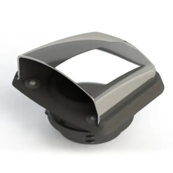 Chrome/Black Base Cowl Vent 1