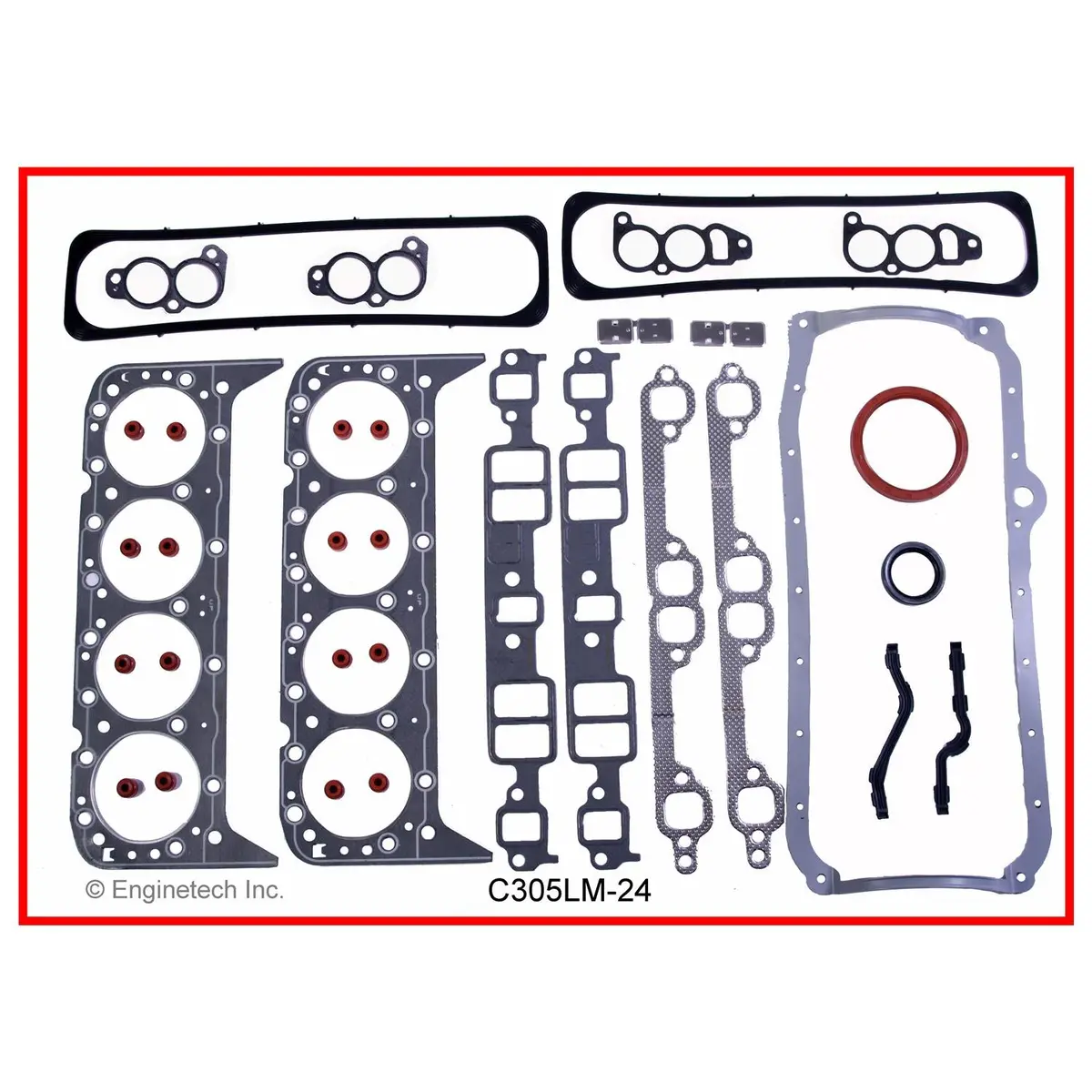 Enginetech Rcc305c Engine Rebuild Kit For 1986-1988 Chevrolet Sbc 5.0L 305 Car 3