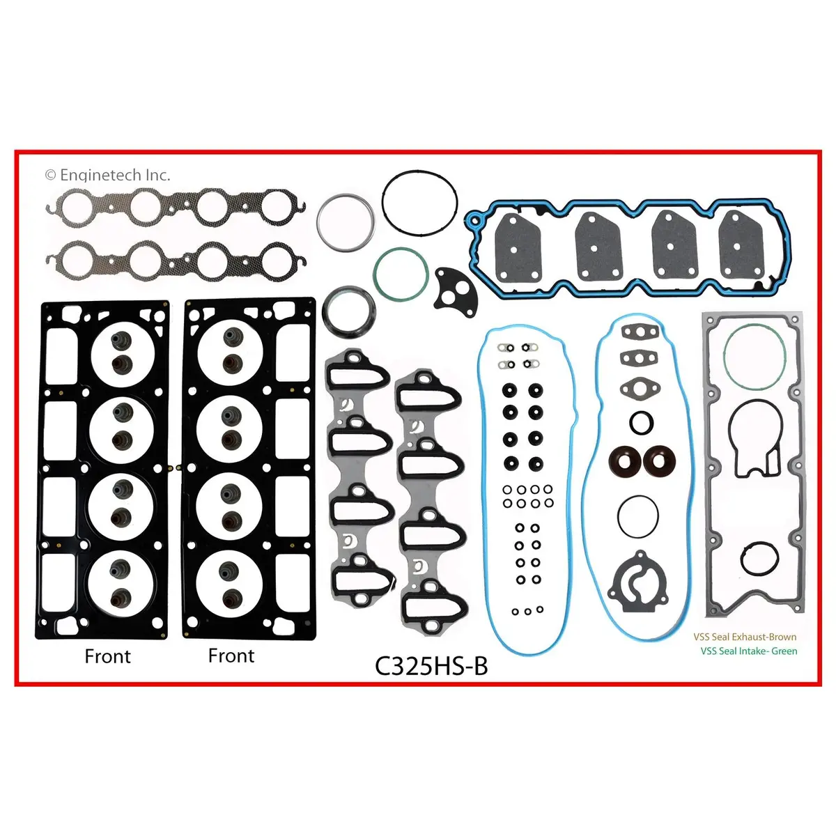 Enginetech Rcc325ap Rebuild Kit For 2001-2003 Chevrolet Gmc Truck Suv 5.3L 325 3
