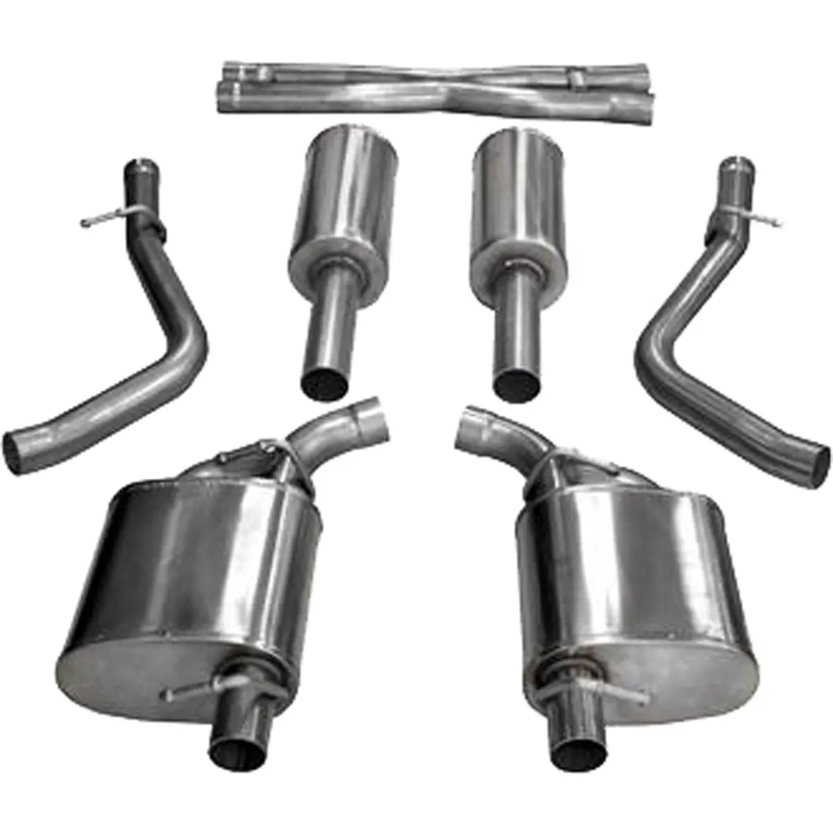 Corsa 14973 Xtreme Cat Back Exhaust Kit For 2015 2016 Dodge Charger 5.7L 1