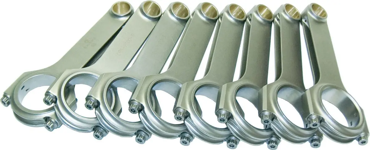 Eagle Crs6100m3d 4340 Forged H-Beam Rods - 6.100 For Gm Ls Gen Iii Iv 1