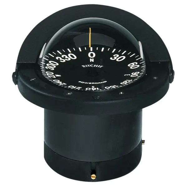 Fn-201 Navigator Compass Flush Mount - Black 1
