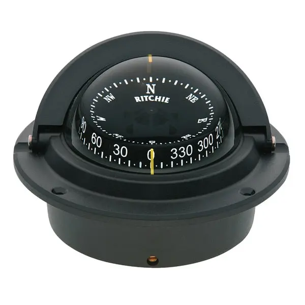 F-83 Voyager Compass - Flush Mount - Black 1