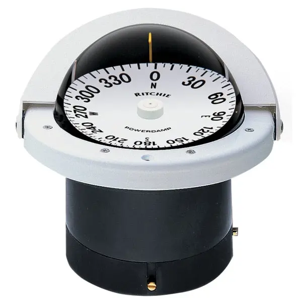 Fn-201W Navigator Compass Flush Mount - White 1