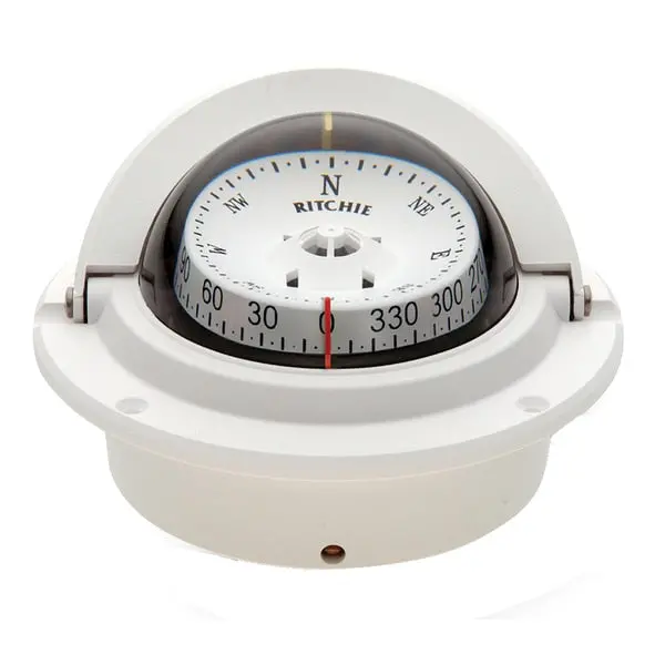 F-83W Voyager Compass - Flush Mount - White 1