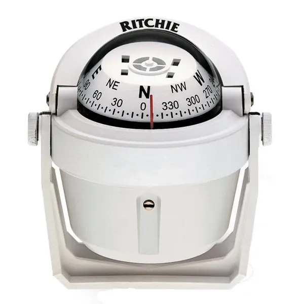 B-51W Explorer Compass Bracket Mount - White 1