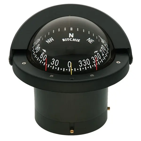Fn-203 Navigator Compass Flush Mount - Black 1