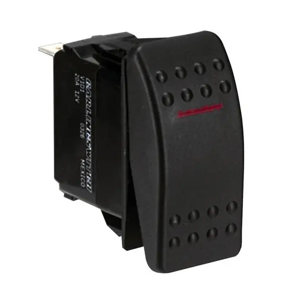 Switch Spst Black On/Off Rocker 1