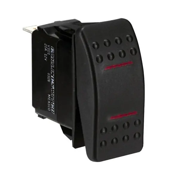 Switch Spdt Black On/Off/On Rocker 1