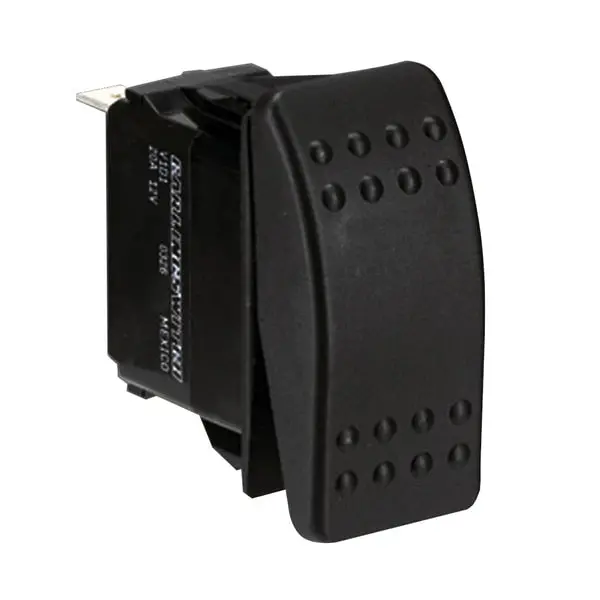 Switch Dpdt Black On/Off/On Waterproof Rocker 1