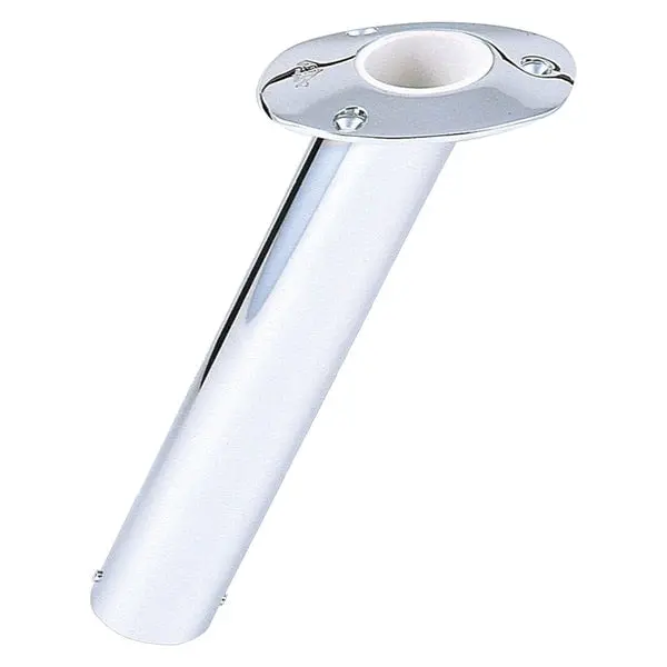 30 Degree Ss Flush Mount Rod Holder Medium 2" Od 1