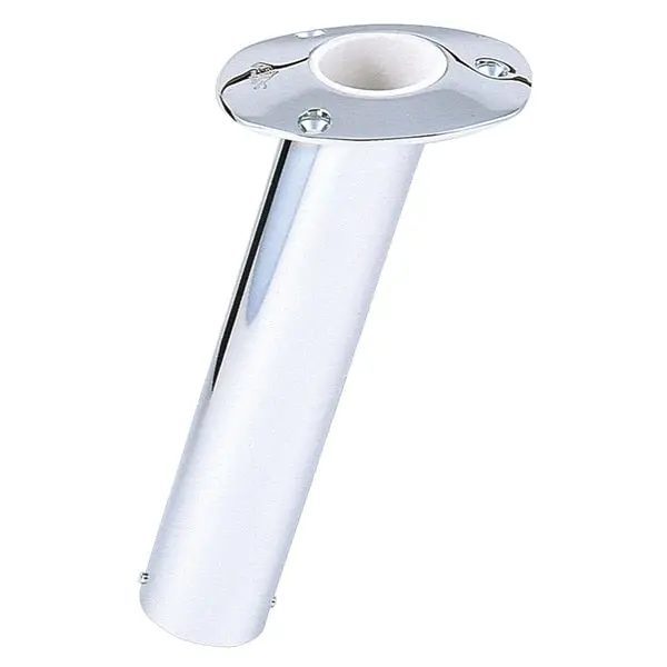15 Degree Ss Flush Mount Rod Holder Heavy Duty 2.25" Od 1