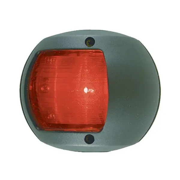 Led Side Light 12V Red W/ Black Plastic 1