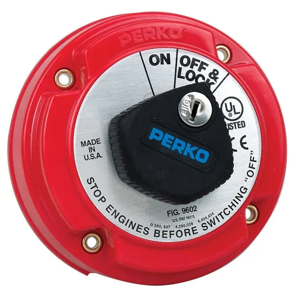 Medium Duty Main Battery Switch W/ Key Lock 1