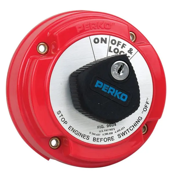 Medium Duty Main Battery Switch W/ Key Lock 1